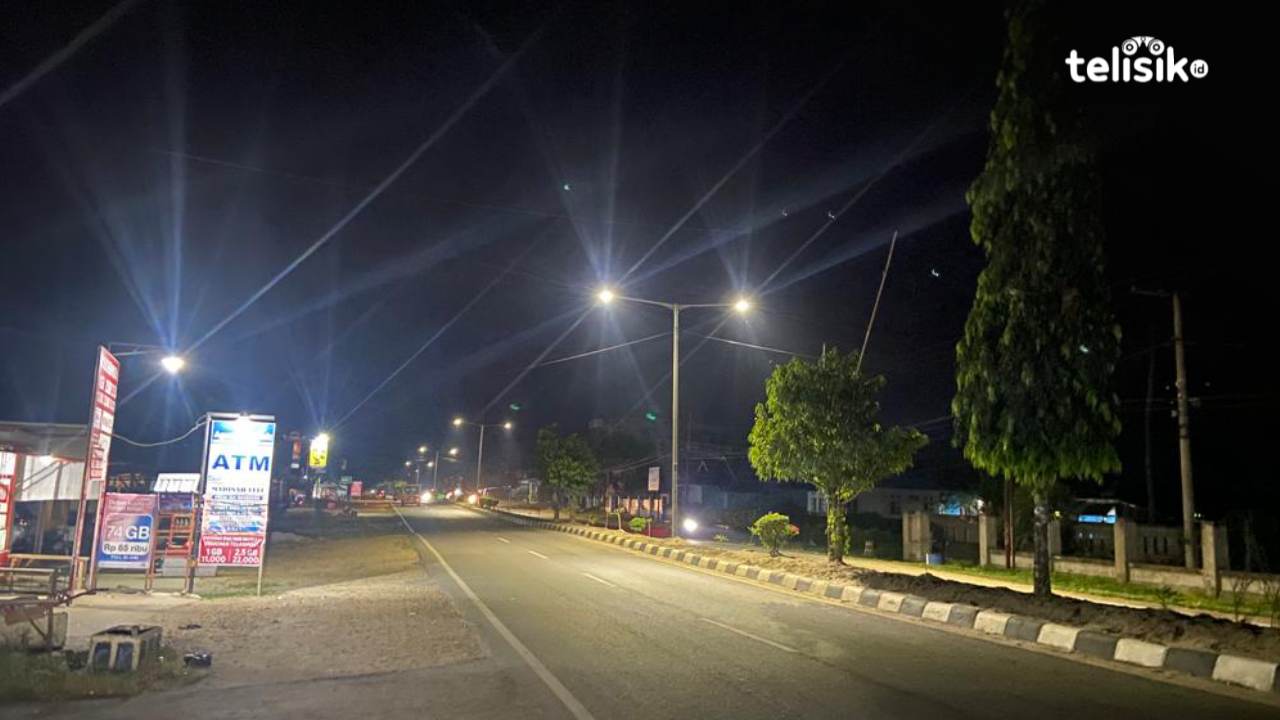 Ratusan Lampu Jalan Terangi Kota Konawe Telisik Id