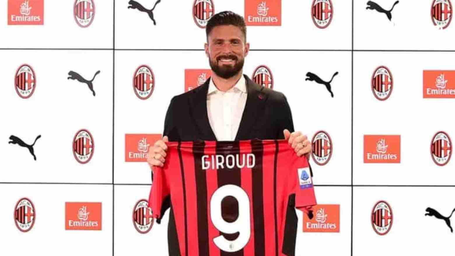 Pindah ke AC Milan, Giroud Diberi Nomor Terkutuk