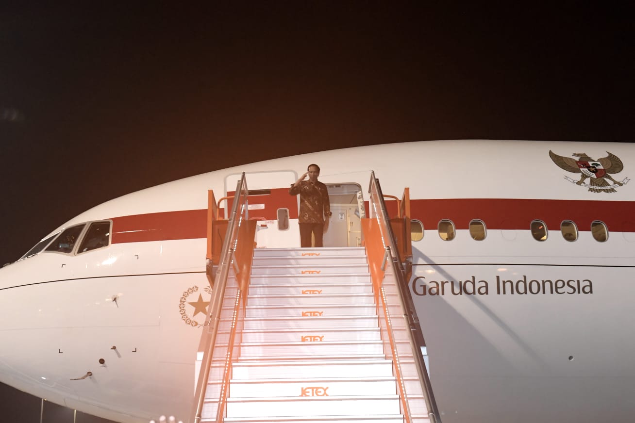 Akhiri Kunjungan, dari Dubai Presiden Joko Widodo Kembali ke Tanah Air