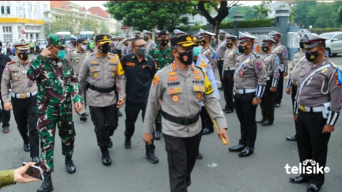 Kerahkan 339 Personel, Polrestabes Surabaya Gelar Operasi Zebra Semeru 2021