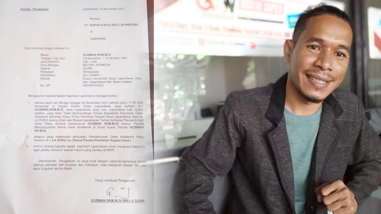 Diduga Ada Calon Fiktif, Pilkades Lapandewa Jaya Dinilai Cacat Hukum