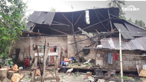 Diterjang Hujan dan Angin Kencang, Sejumlah Rumah di Wakatobi Rusak Berat