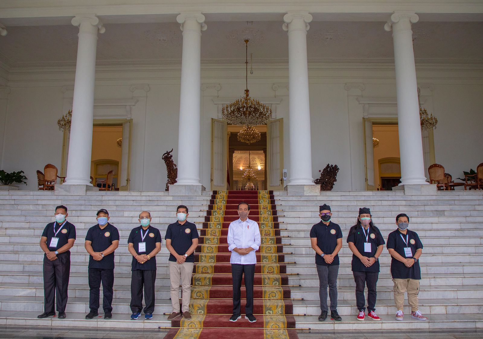 Wakil Bupati Butur Menghadap Presiden RI di Istana Bogor