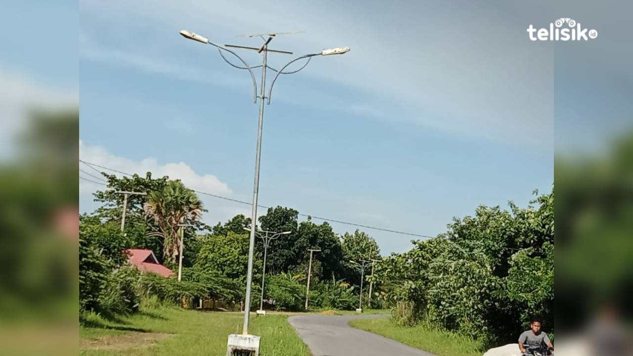 Lampu Jalan Lingkar Laworo Mubar Digondol Maling