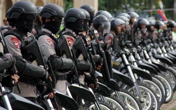 TNI-Polri Turunkan 1.250 Personel Amankan Demo Mahasiswa di Kendari
