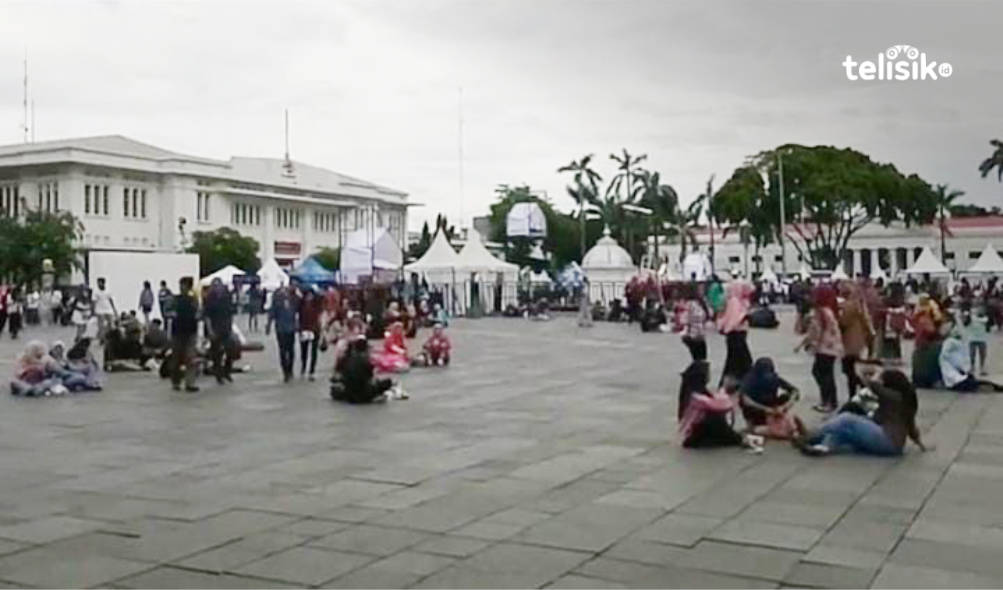 Libur Lebaran, Ribuan Wisatawan Kunjungi Kawasan Kota Tua Jakarta