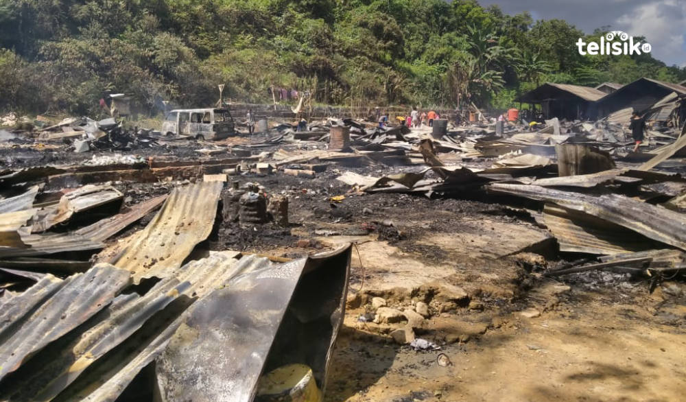 13 Rumah Hangus Terbakar Tanpa Sisa, 26 KK Kehilangan Tempat Tinggal