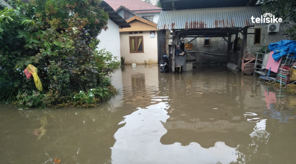 Puluhan Rumah Warga di Kota Kendari Terendam Banjir bak Danau Buatan