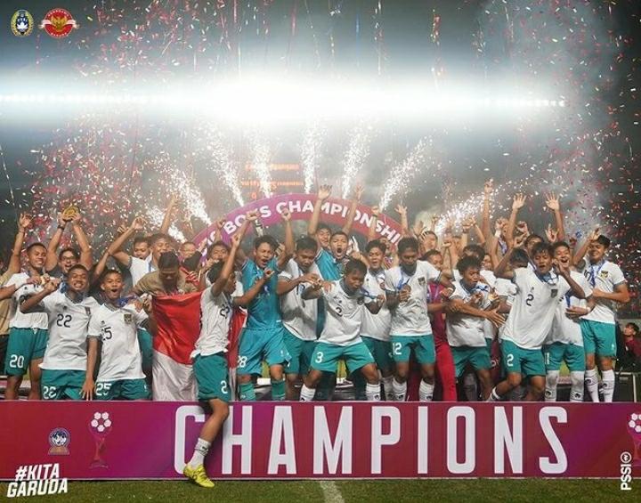 Hajar Vietnam 1-0, Timnas Indonesia Juara Piala AFF U-16 2022