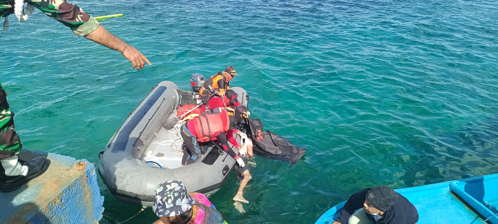 Prajurit TNI Tewas Tenggelam di Pantai Nirwana Baubau