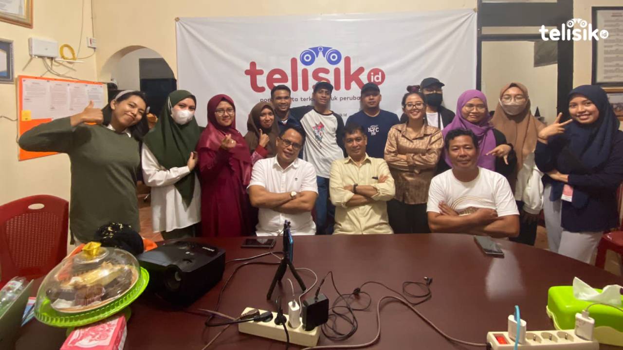 Seorang Tokoh Wartawan Sambangi Telisik.id, Beri Motivasi pada Jurnalis Muda