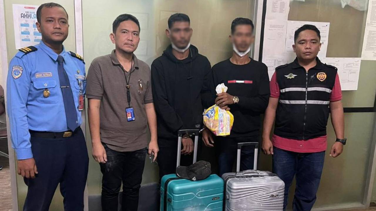 2 Warga Aceh Tertangkap Bawa Sabu 2 Kg di Botol Bedak Bayi