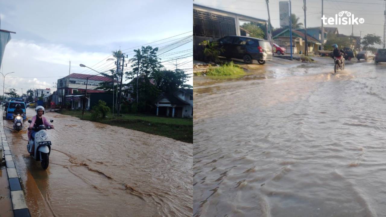 Dua Ruas Jalan di Kendari Ini Sering Tergenang Air Saat Hujan
