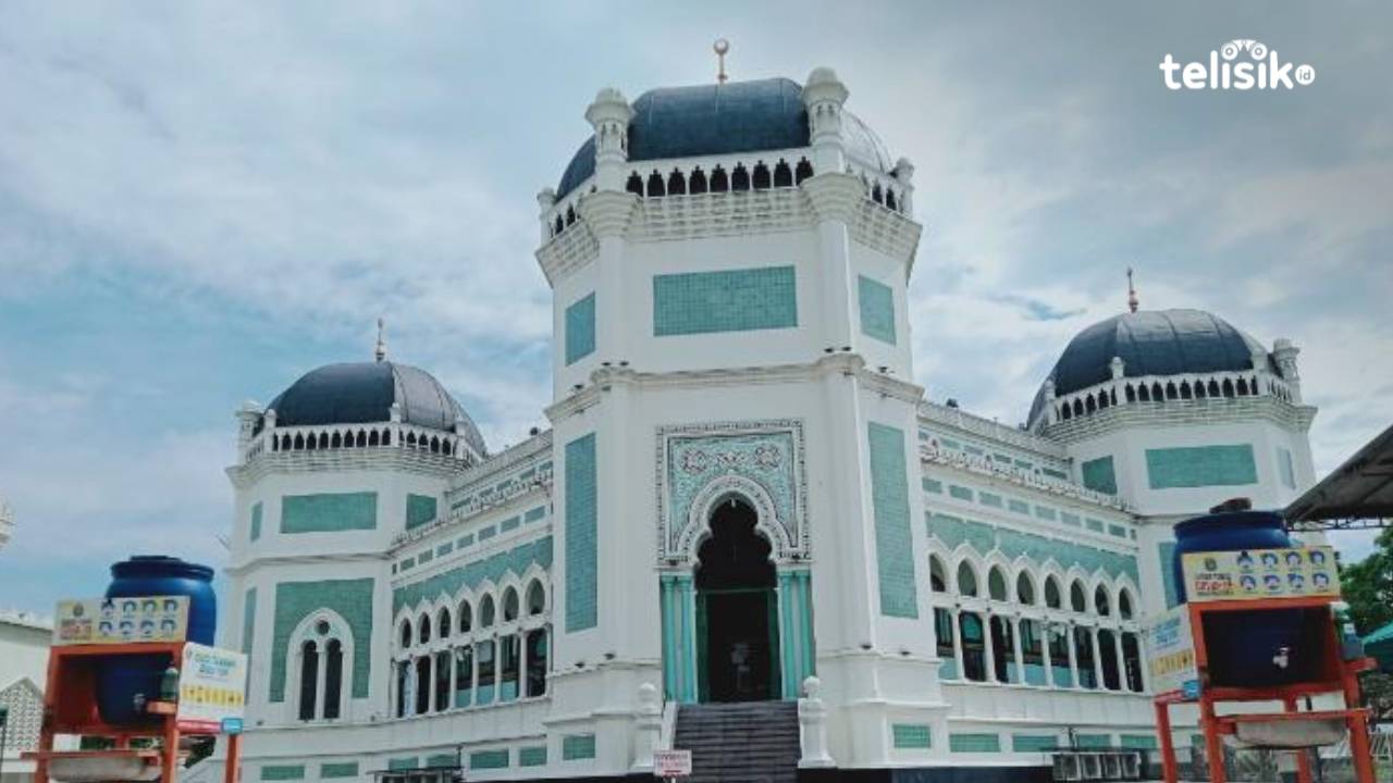 Indahnya Wisata Religi Masjid Raya Al Mashun Medan, Dibangun pada 1906