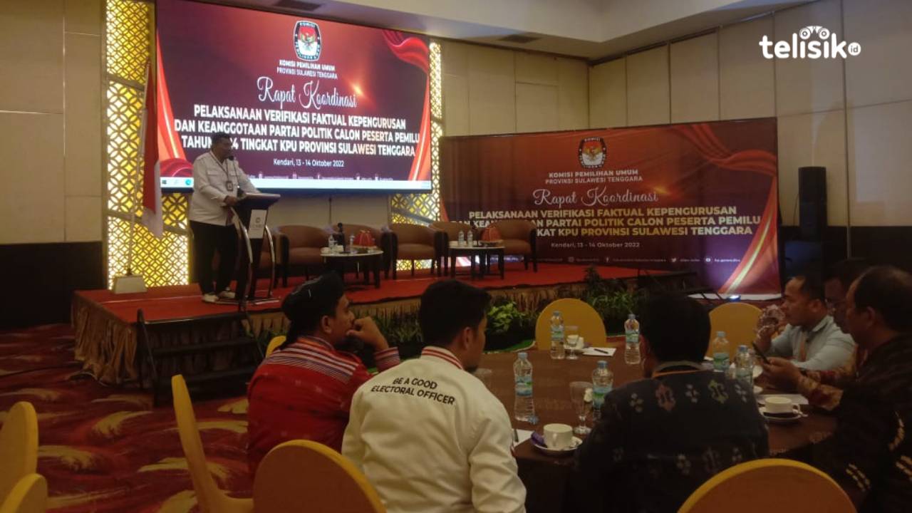 Parpol Siap-siap, KPU Sulawesi Tenggara Segera Verifikasi Faktual untuk Pemilu 2024