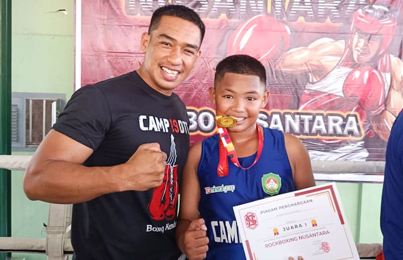 Tanding Rock Boxing Nusantara, Petinju Sulawesi Tenggara Dhias Mushari Juara I