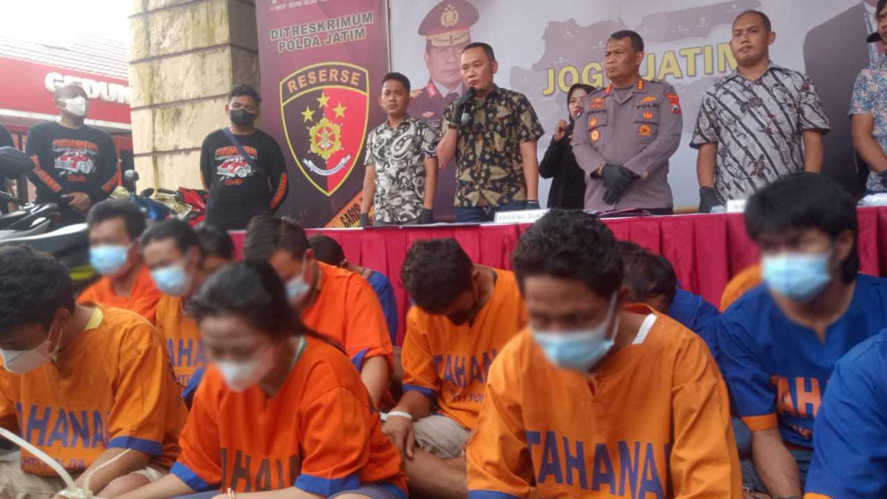 Puluhan Kasus Curanmor di Jawa Timur Diungkap