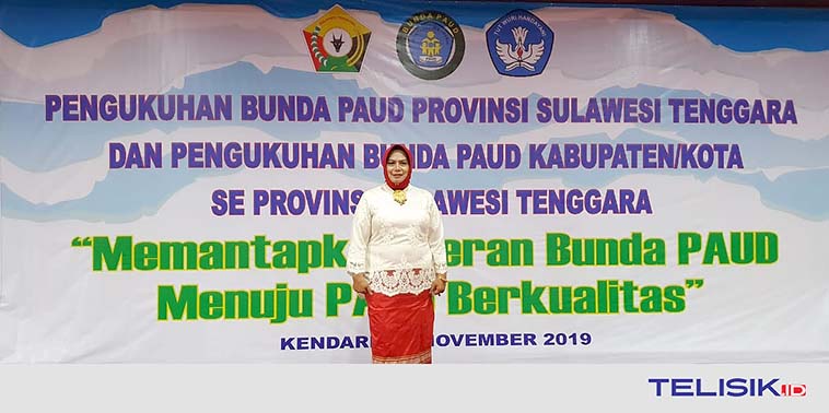 Ibu Wakil Wali Kota Baubau Dilantik Jadi Bunda PAUD