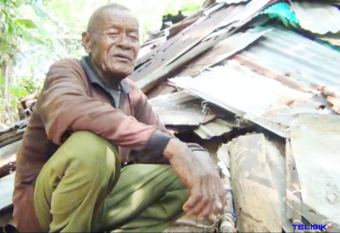 Kakek Tinggal di Gubuk Reot, Wali Kota Tawari Rumah Baru