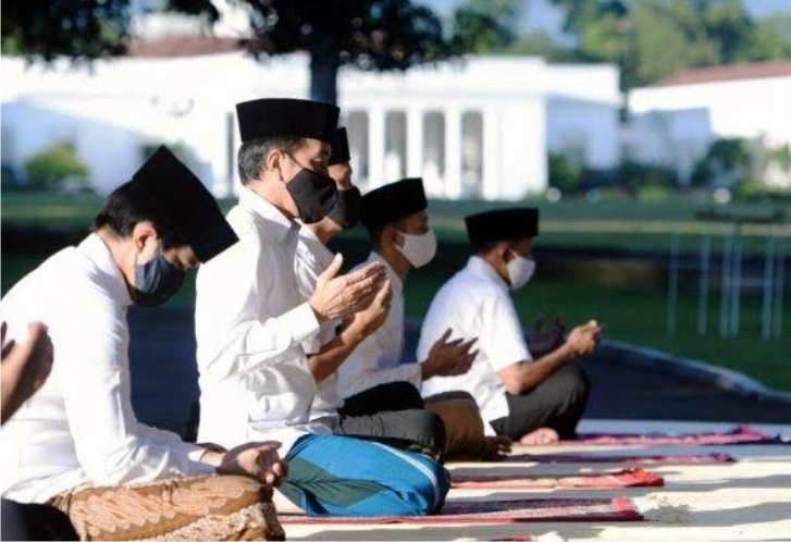 Salat Id di Istana Bogor, Jokowi Tiadakan Open House