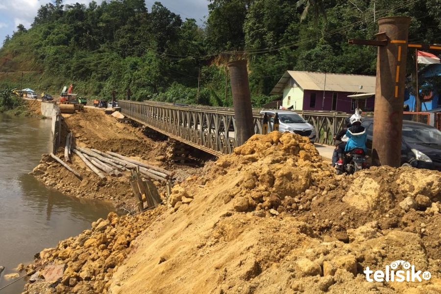 Komisi III DPRD Sultra Sesalkan Proyek Jembatan Sampara Tak Kunjung Beres