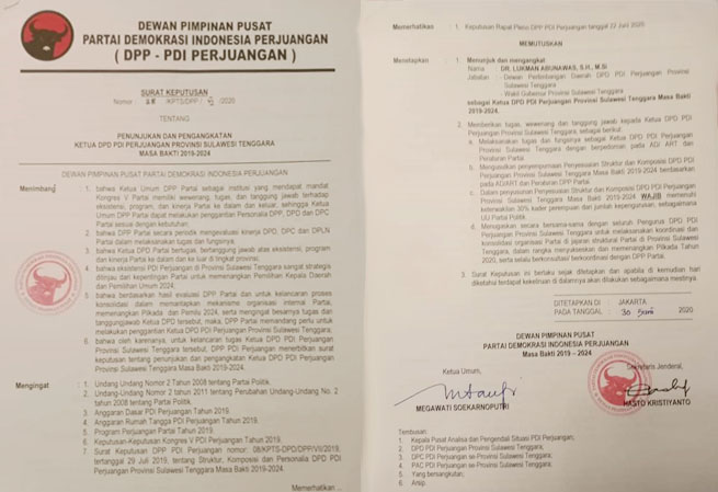 Terungkap, SK Pergantian Abu Hasan Sejak Juni 2020