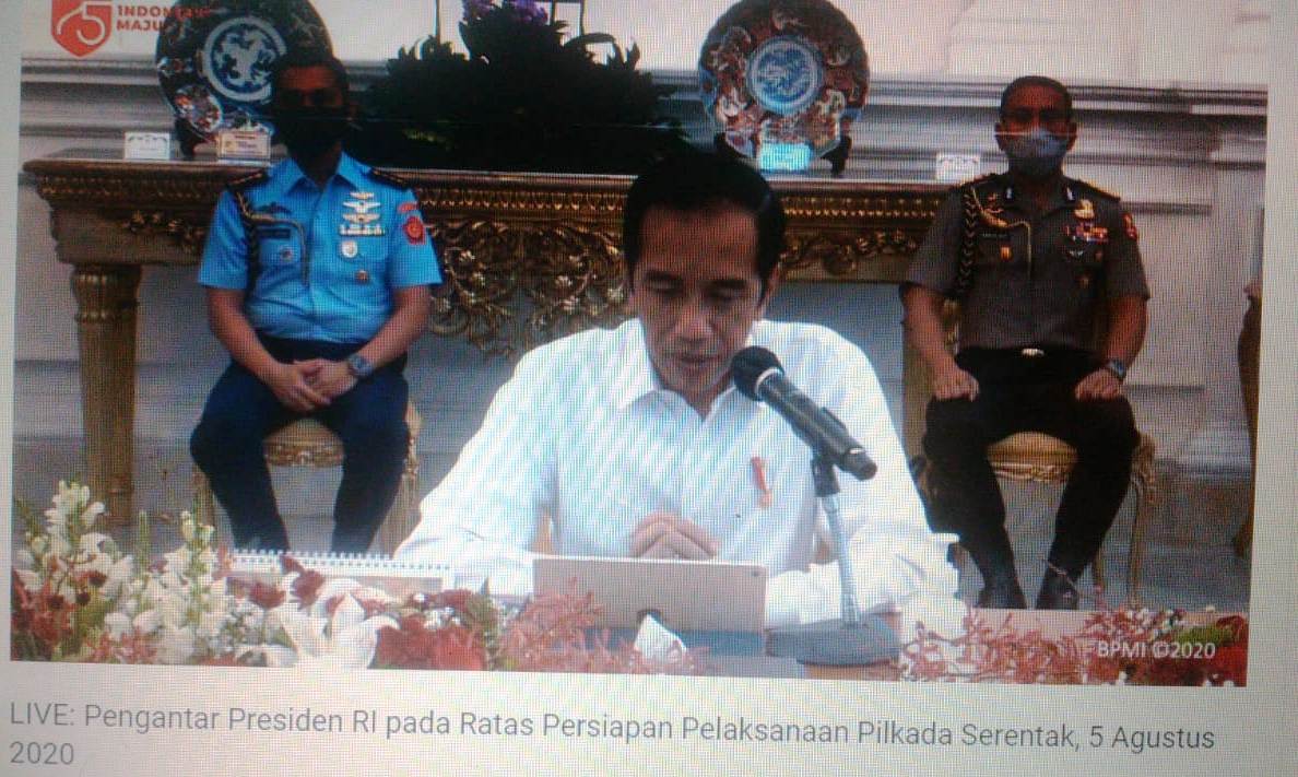 Pilkada 2020, Jokowi: Ini Momentum Berinovasi di Tengah Pandemi