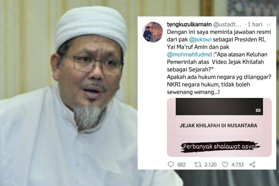 Tengku Zulkarnain Bicara Soal Film Jejak Khilafah di Nusantara