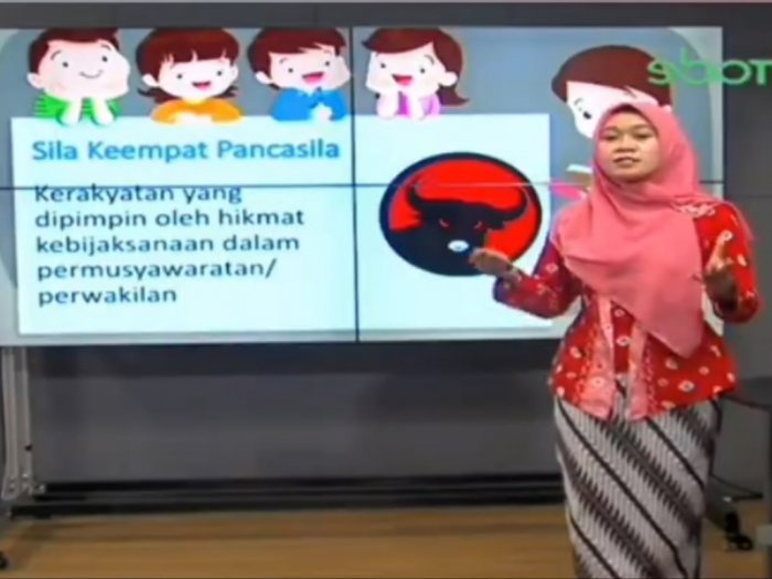 Heboh Sila Keempat Pancasila Bergambar Lambang PDIP Tayang di TV