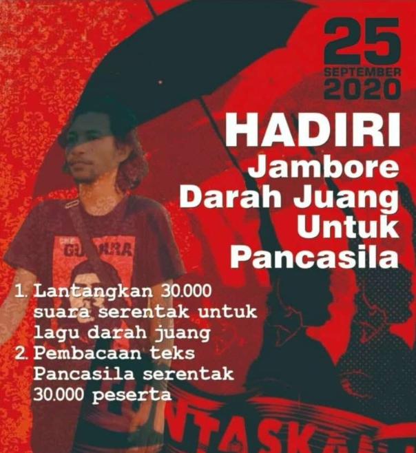 Jambore Darah Juang untuk Pancasila Ditarget 30 Ribu Peserta