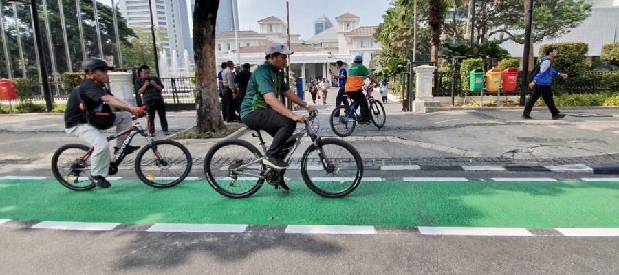 Jelang PSBB, 10 Kawasan Bersepeda di Jakarta Ditiadakan