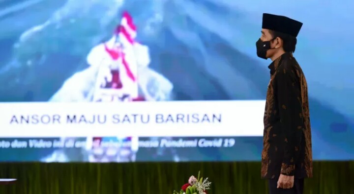 Konferensi Besar GP Ansor, Jokowi Ajak Seluruh Elemen Bangsa Bekerja Tangani Pandemi