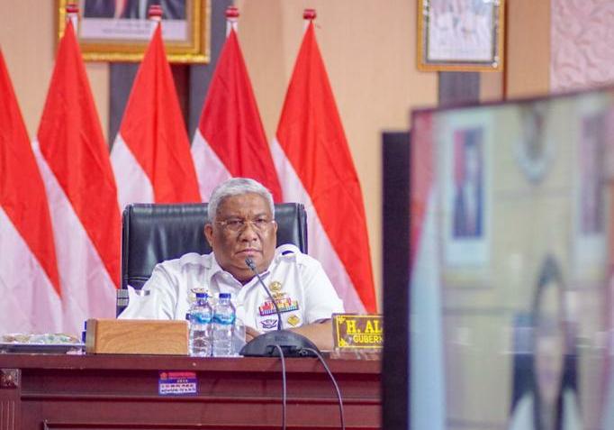 Ali Mazi Pimpin Gubernur Se-Indonesia Bahas UU Cipta Kerja Bersama Mendagri