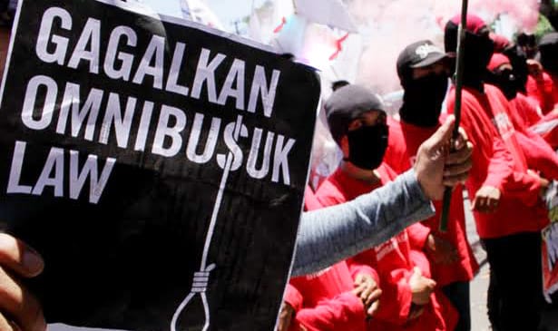Gelar Aksi Nasional, Aliansi Serikat Buruh Independent Indonesia Dukung Demokrat Tolak Pengesahan Omnibus Law