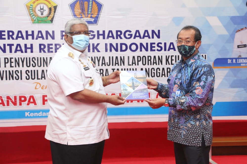 Pemprov Sultra Raih WTP Tujuh Tahun Berturut-turut