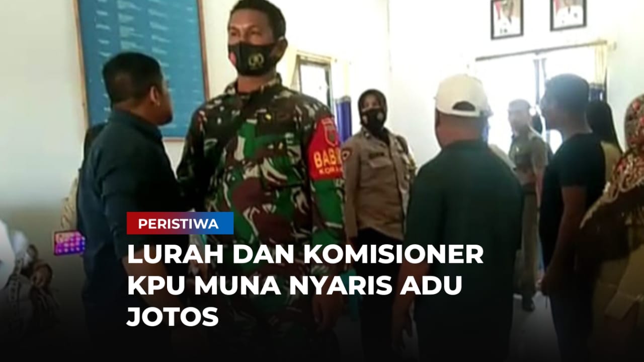 Video: Lurah dan Komisioner KPU Muna Nyaris Adu Jotos