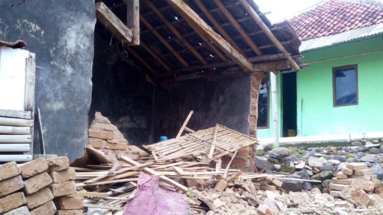 23 Rumah Warga Brebes Rusak Akibat Diguncang Gempa