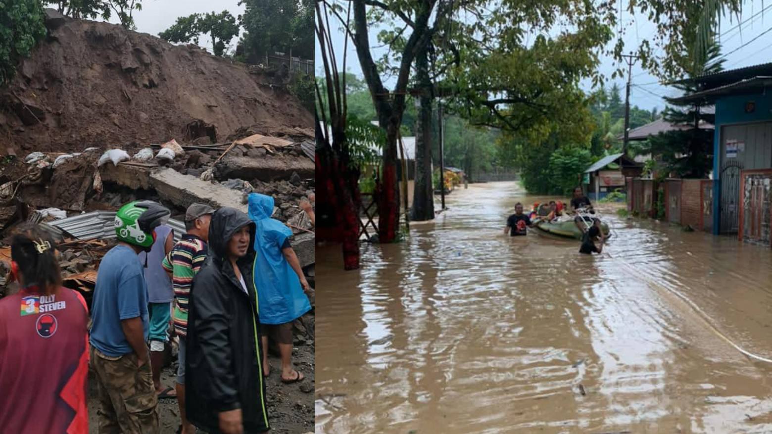 Banjir dan Tanah Longsor di Manado Sebabkan 5 Orang Meninggal Dunia