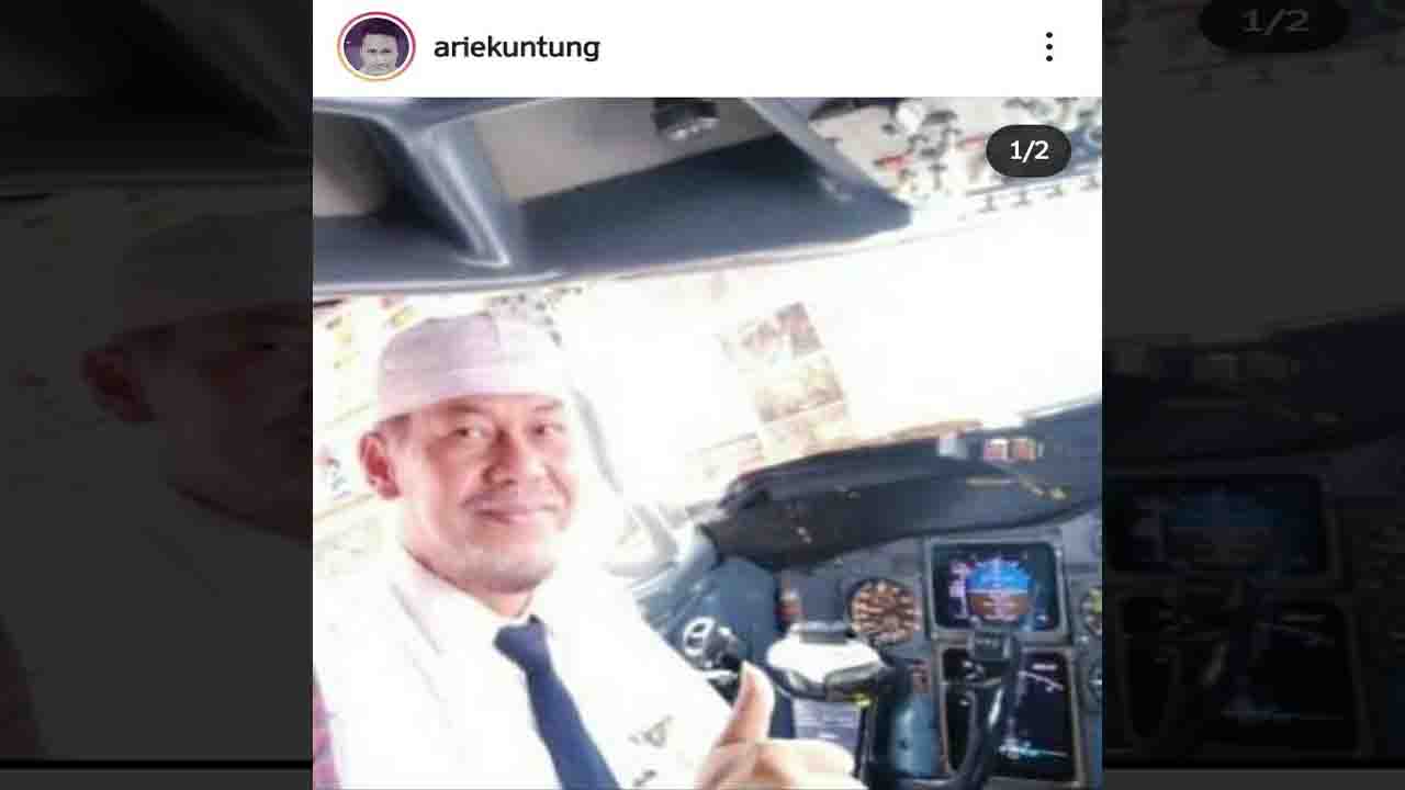 Pilot Sriwijaya Air Kapten Afwan Ternyata Kakak Kelas Artis Arie Untung 