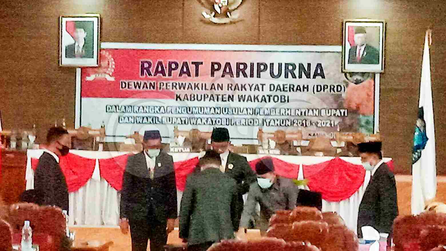 DPRD Umumkan Pemberhentian Bupati dan Wakil Bupati Wakatobi, Arhawi dan Ilmiati Tak Hadir