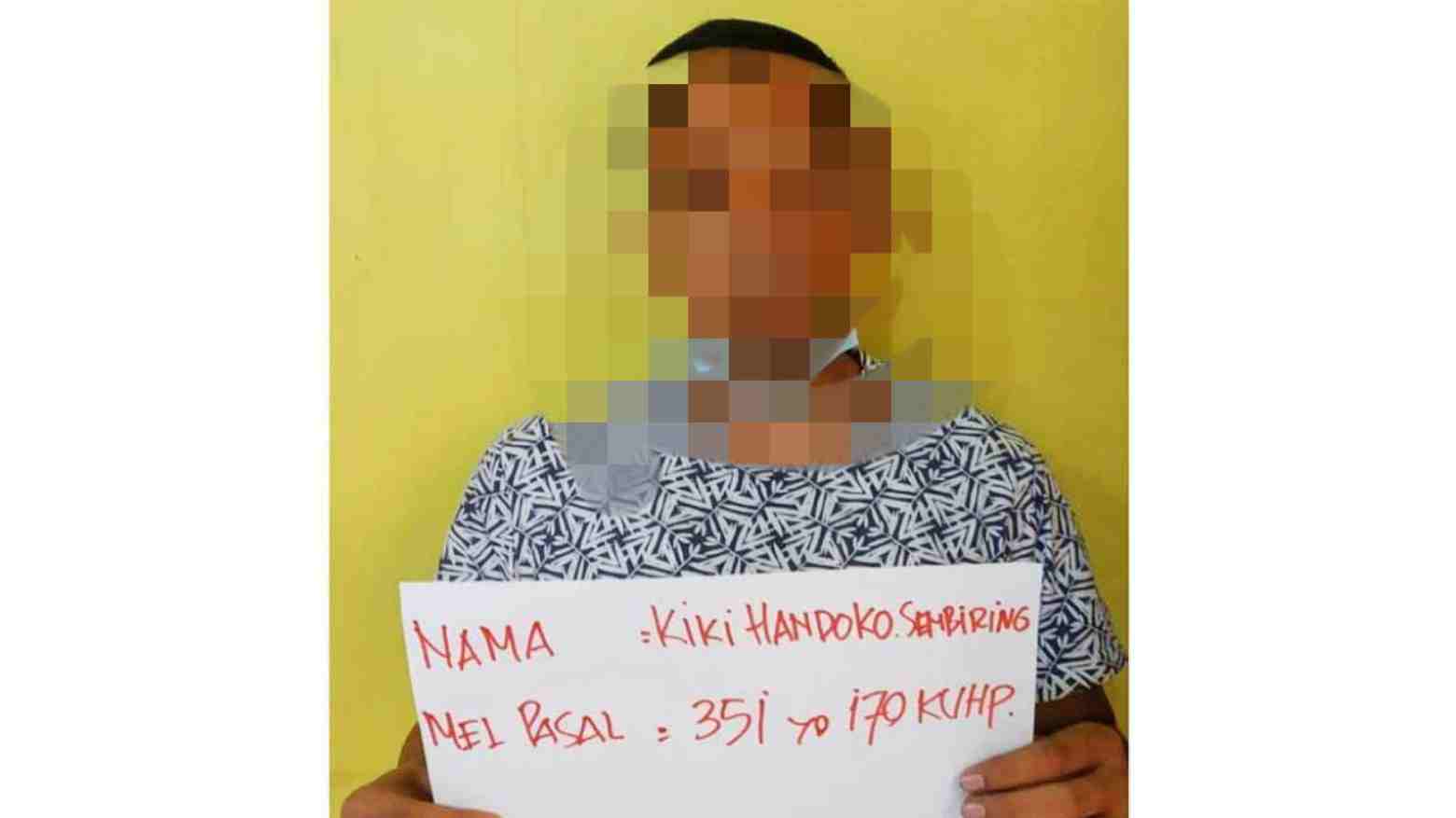 Usai Keroyok Polisi, Anggota DPRD Sumut Kiki Handoko Sembiring Diberhentikan
