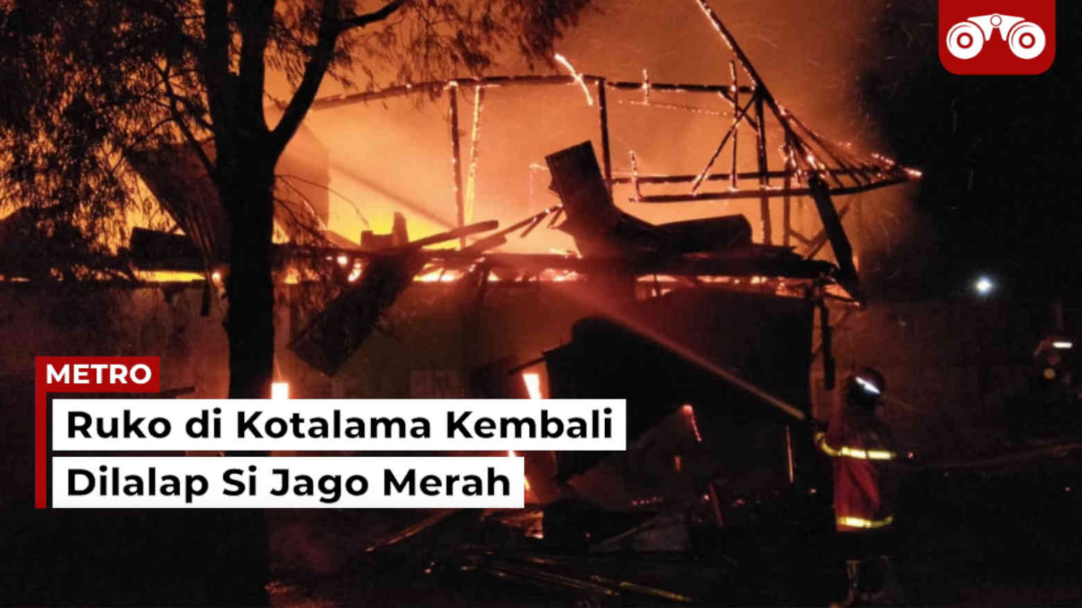 Video: Ruko di Kotalama Kembali Dilalap Si Jago Merah