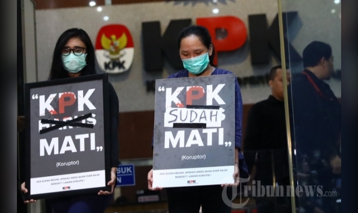 Aktivis Teatrikal Greenpeace Indonesia Heran Aksinya di Gedung KPK Berbuntut Panjang