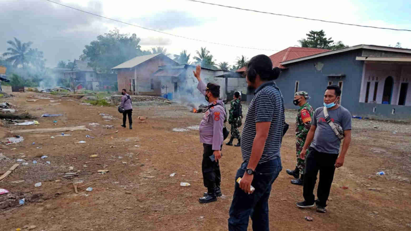 Empat Pelaku Pembakaran Rumah Warga di Kawasan Industri Morosi Tertangkap