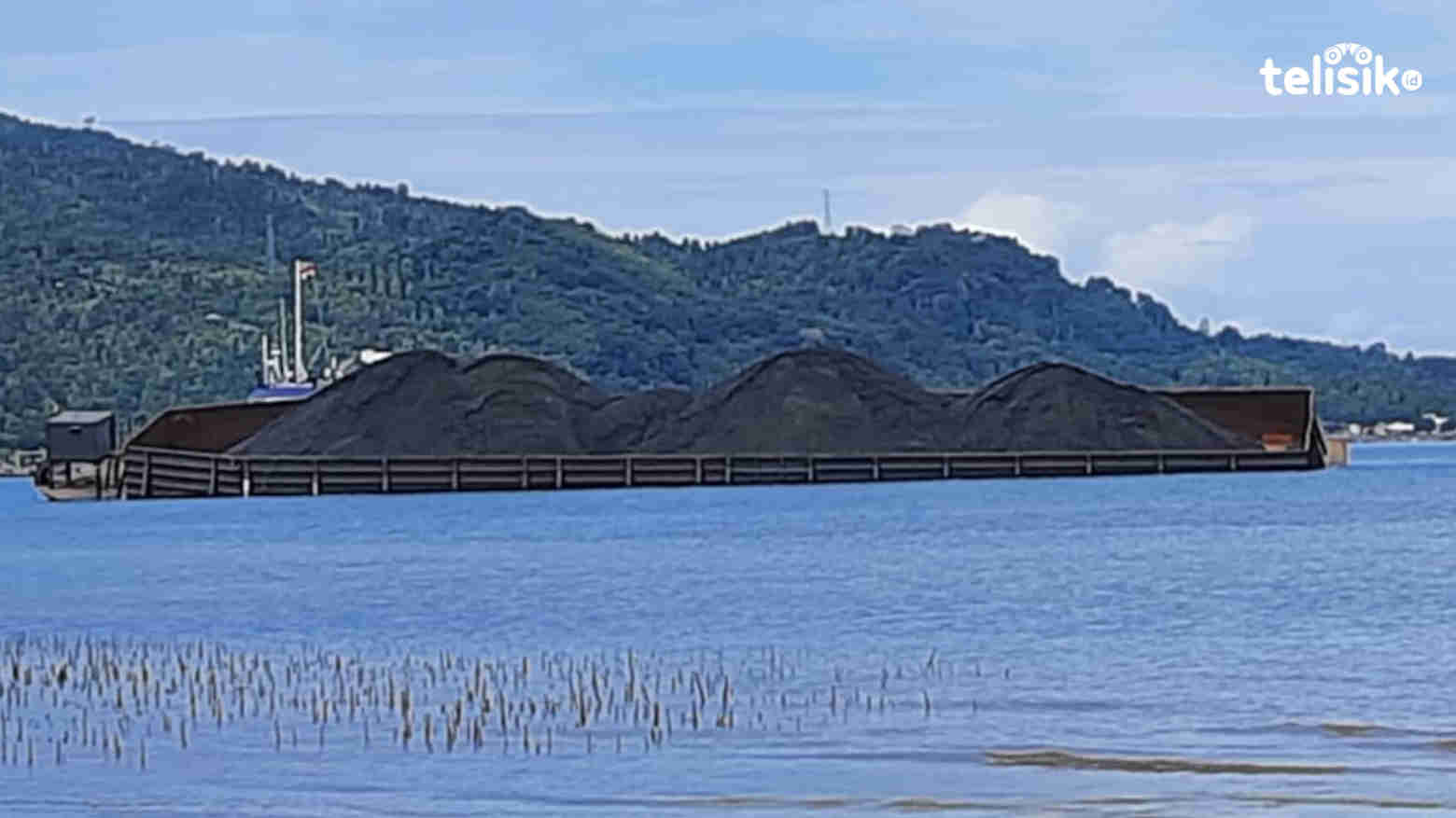 Diduga Bocor, Tongkang Bermuatan Batu Bara Karam di Perairan Laut Kolut