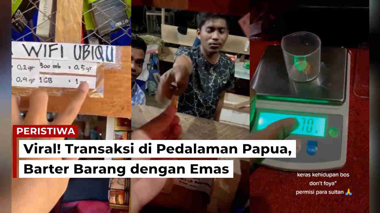 Video: Viral, Transaksi di Pedalaman Papua, Barter Barang ...