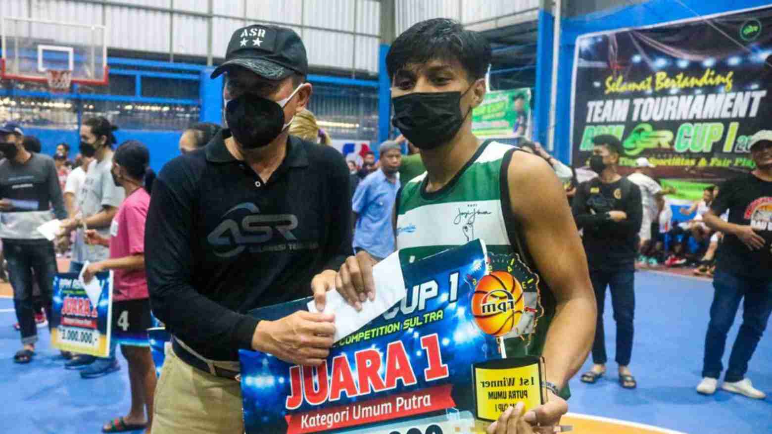 Andi Sumangerukka Tutup Tournamen Basket Ball RPM ASR Cup I 2021, Prokes Tetap Berlaku