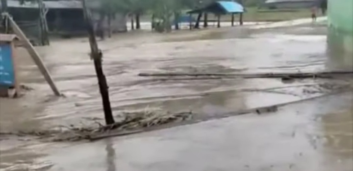 Rumah dan Sawah Milik Warga di Koltim Rusak Akibat Banjir