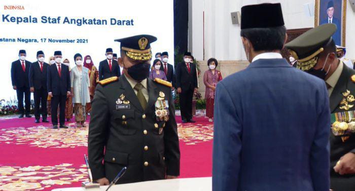 Dudung Abdurachman Diangkat Jadi Kepala Staf TNI AD Gantikan Andika Perkasa