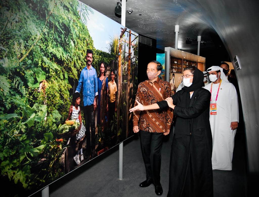 Kunjungi Dubai Expo, Jokowi Perkenalkan Potensi Alam dan Wisata Indonesia ke Putra Mahkota MBZ